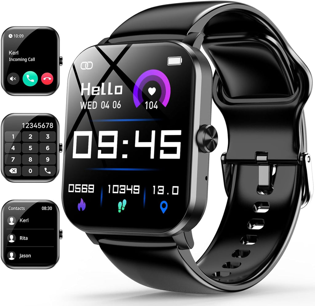 Smart Watch, 1.85" Smartwatch for Men Women (Answer/Make Call)