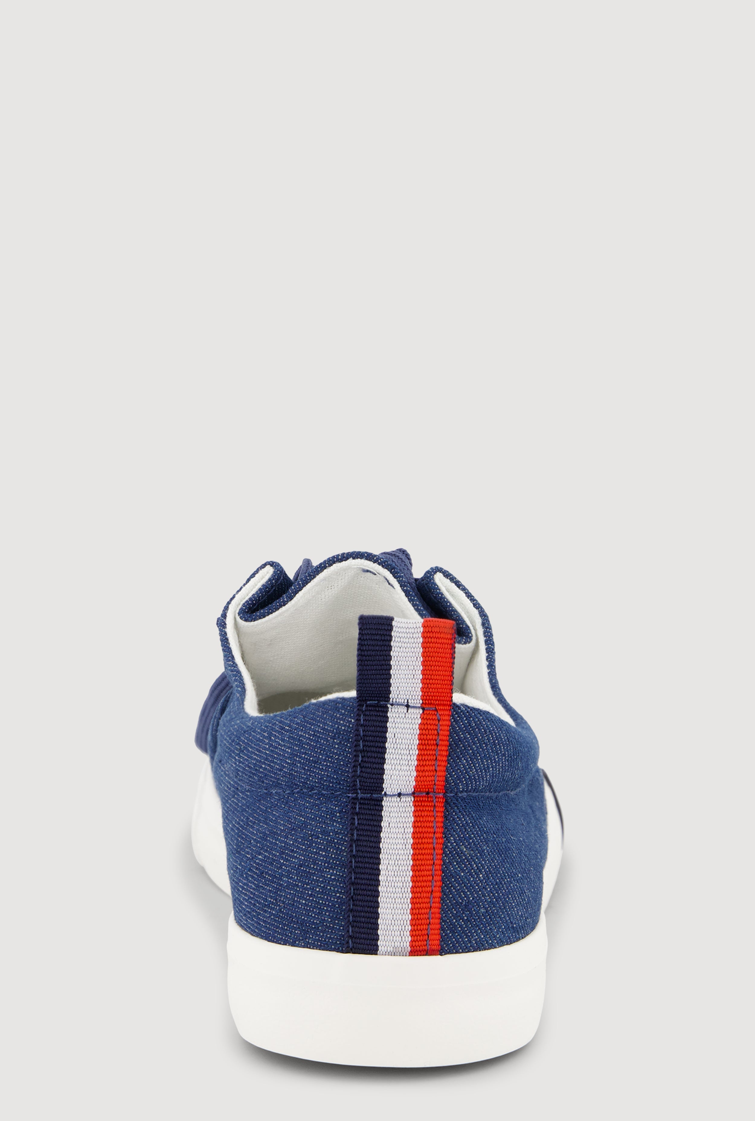 Stripe Detail Canvas Low Top Sneakers