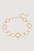 Metallic Circle Chain Belt