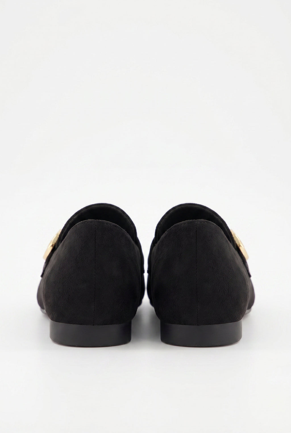 Metallic Detail Almond Toe Loafers