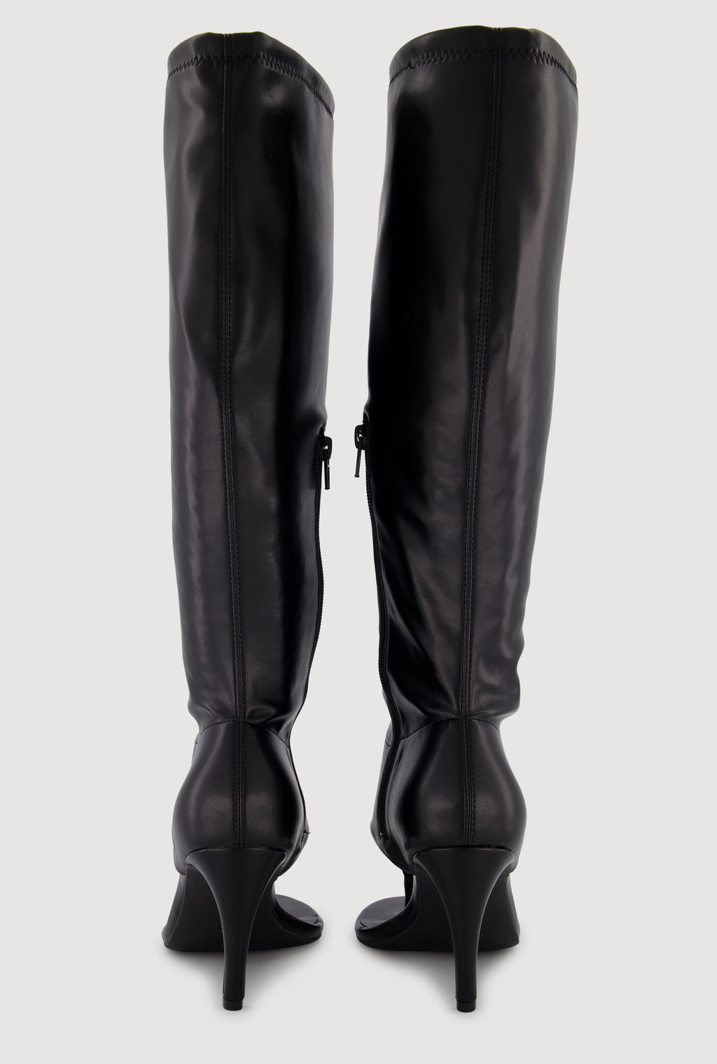 Open Toe Thong Knee High Heels