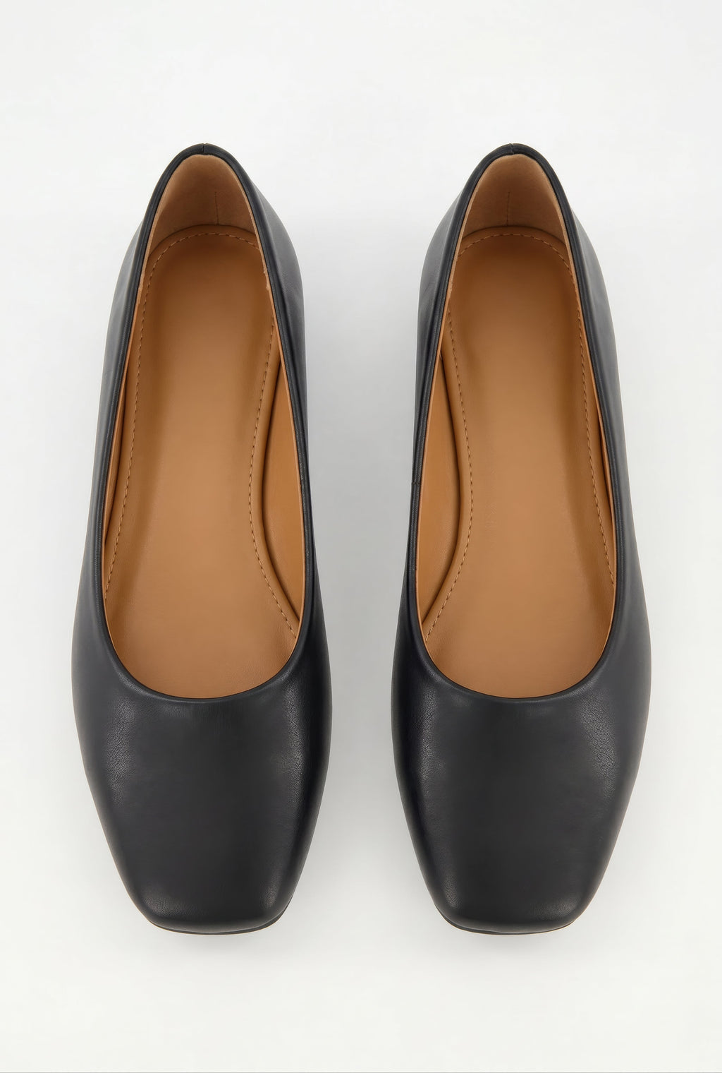 Square Toe Ballet Flats