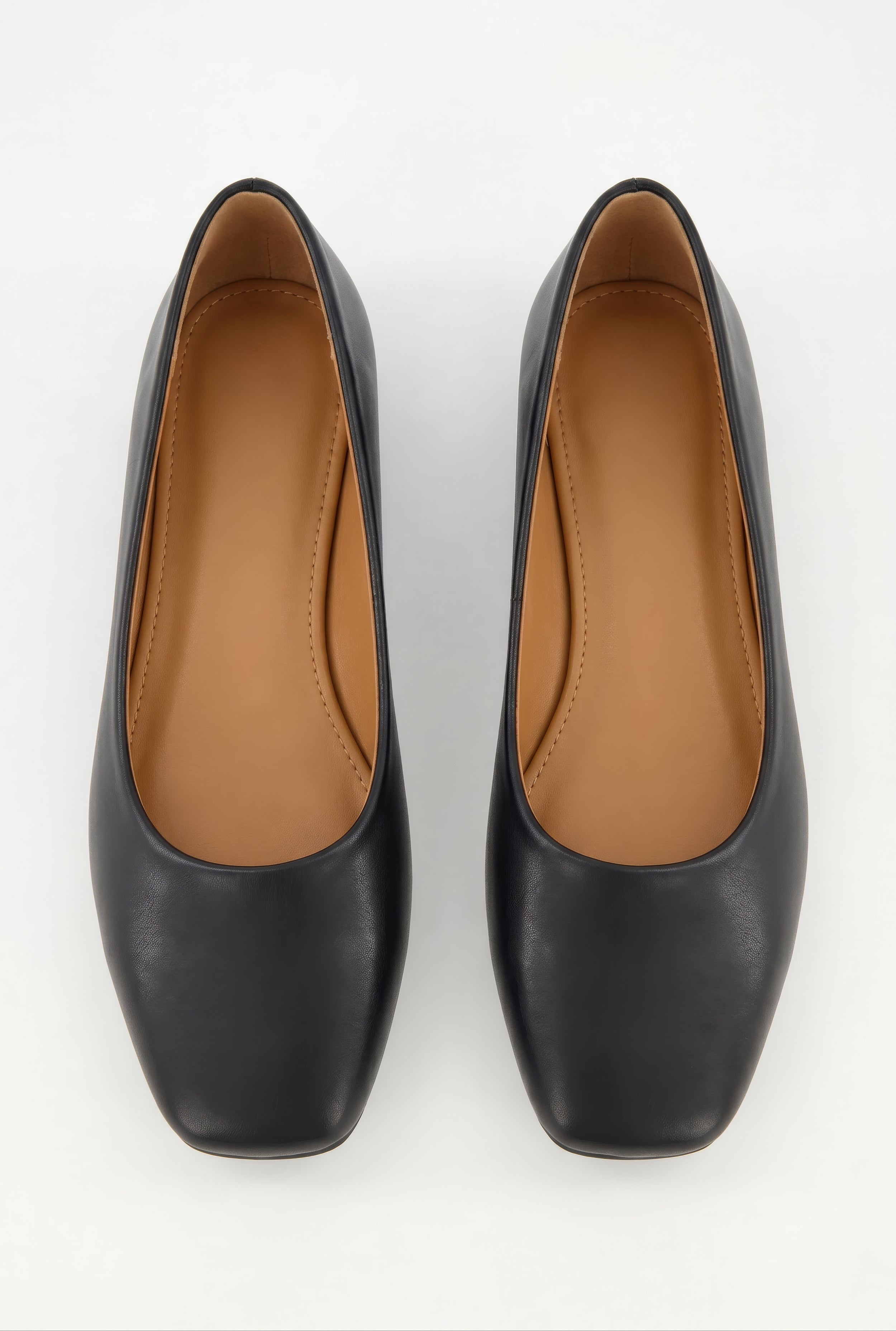 Square Toe Ballet Flats
