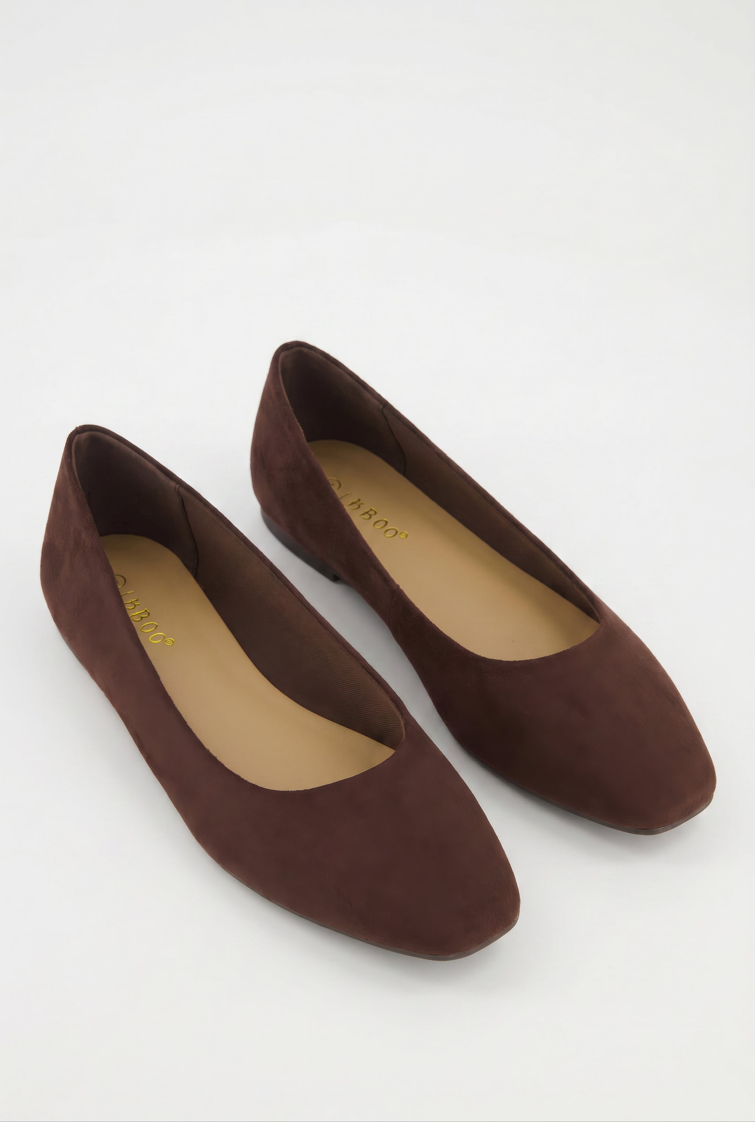 Square Toe Ballet Flats