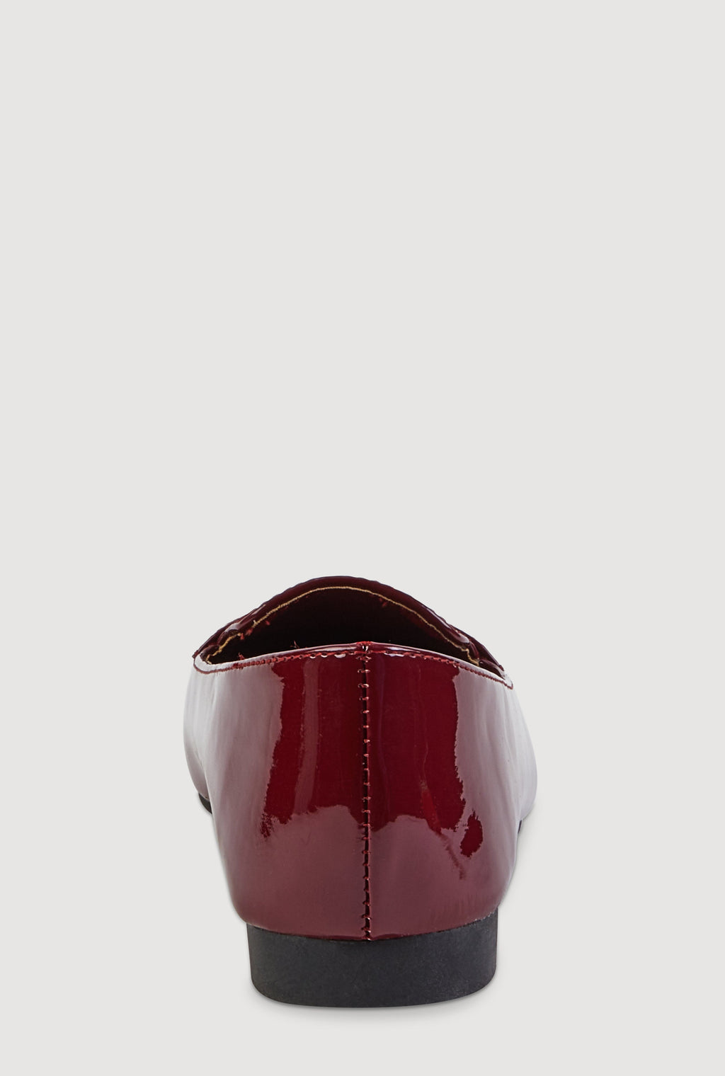 Faux Leather Pointed Toe Loafers