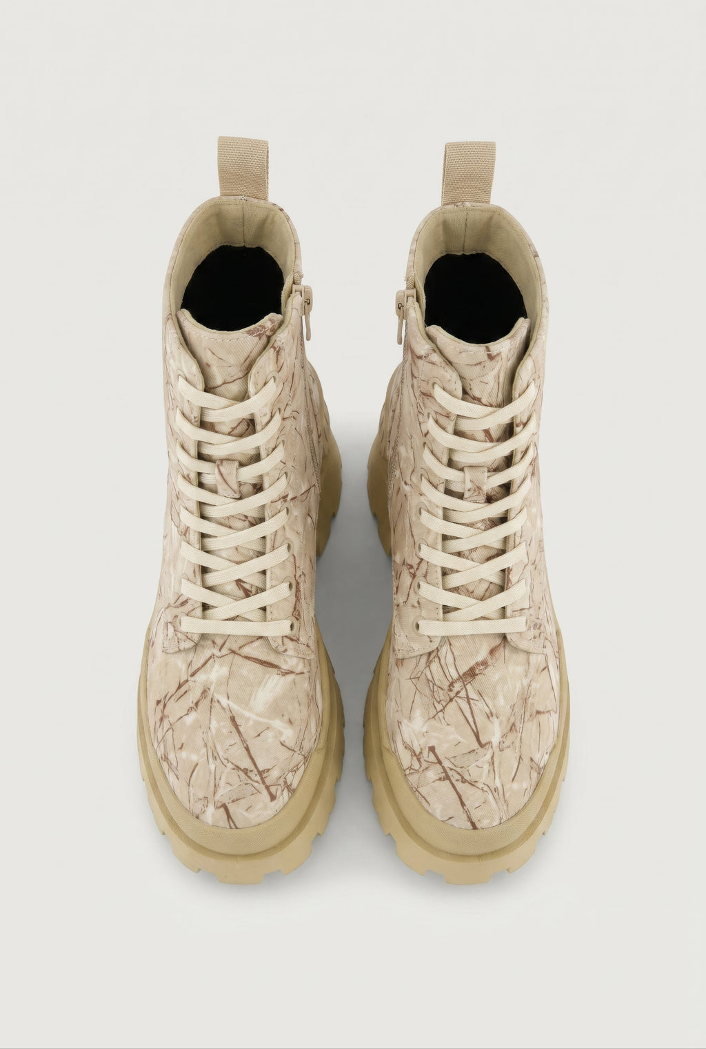 Lace Up Chunky Platform Combat Boots