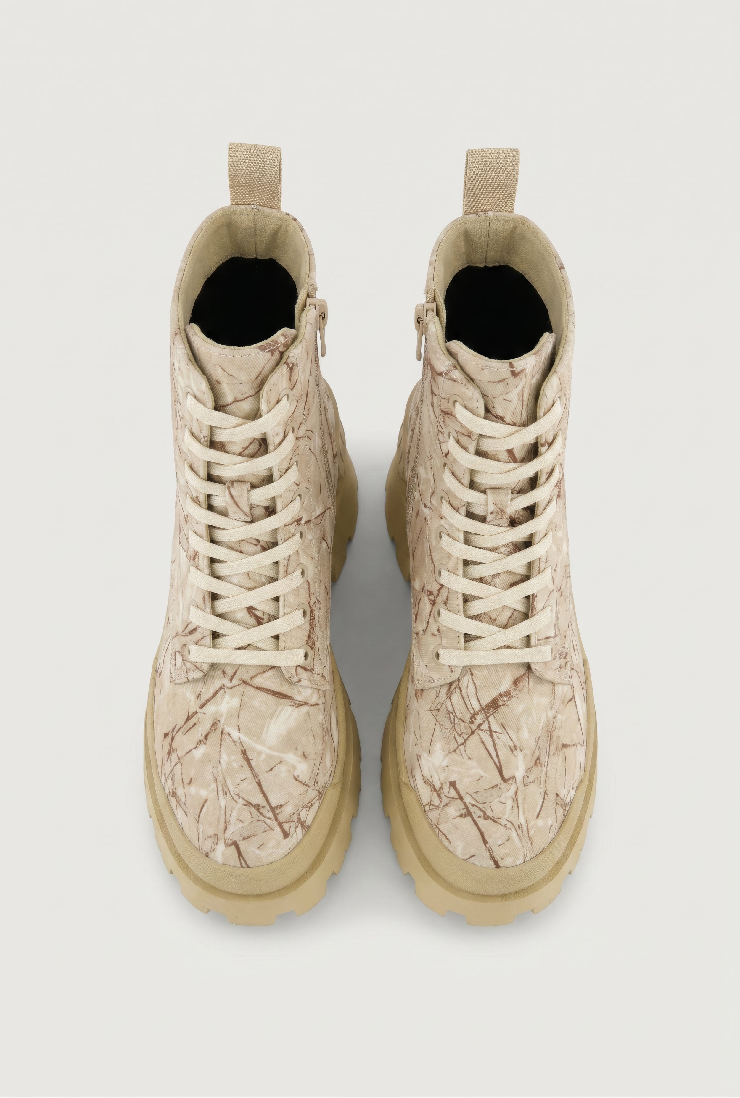 Lace Up Chunky Platform Combat Boots