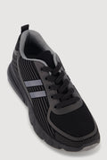 Stripe Detail Lace Up Athletic Sneakers