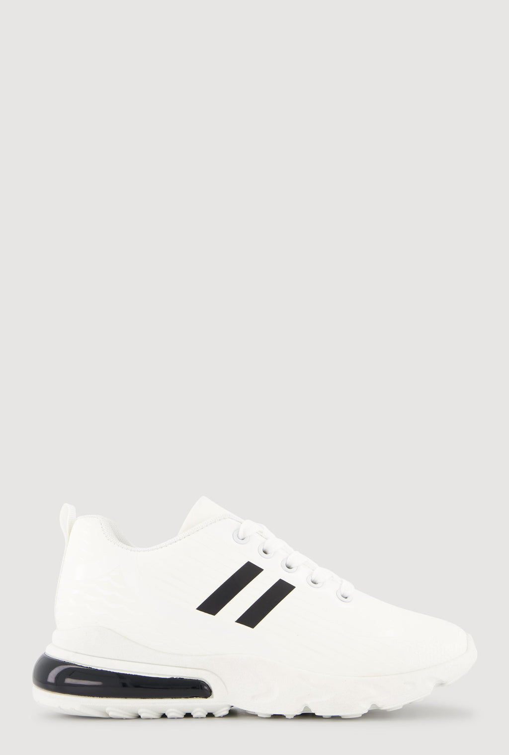 Stripe Detail Lace Up Athletic Sneakers