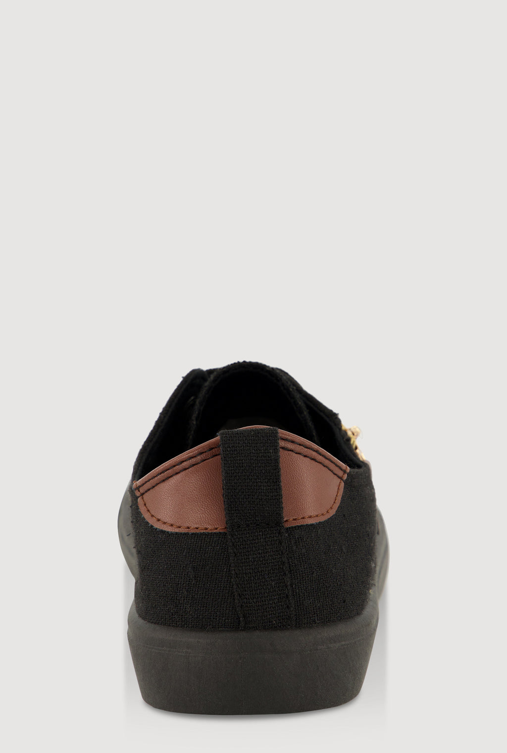 Zipper Detail Lace Up Sneakers