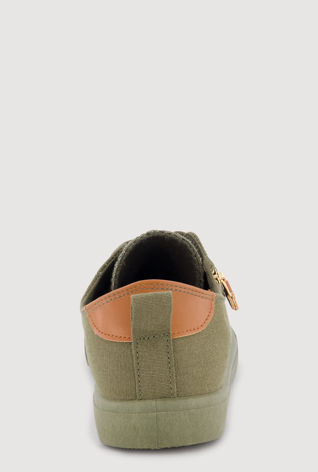 Zipper Detail Lace Up Sneakers