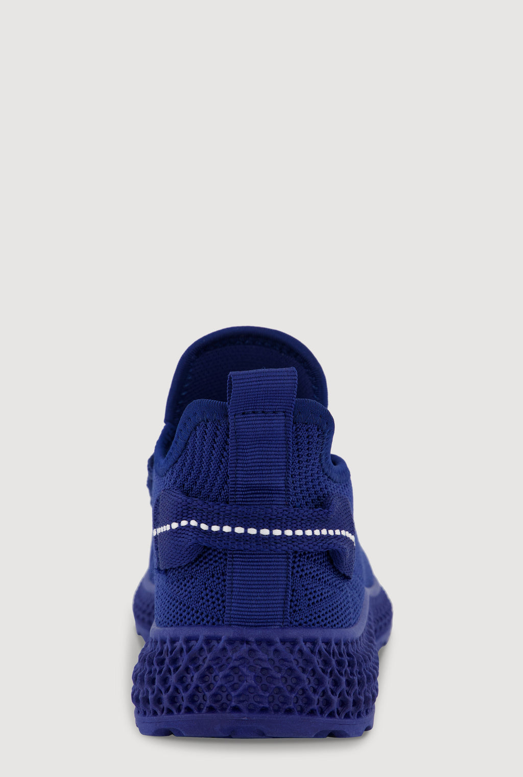 Solid Textured Knit Lace Up Low Top Sneakers