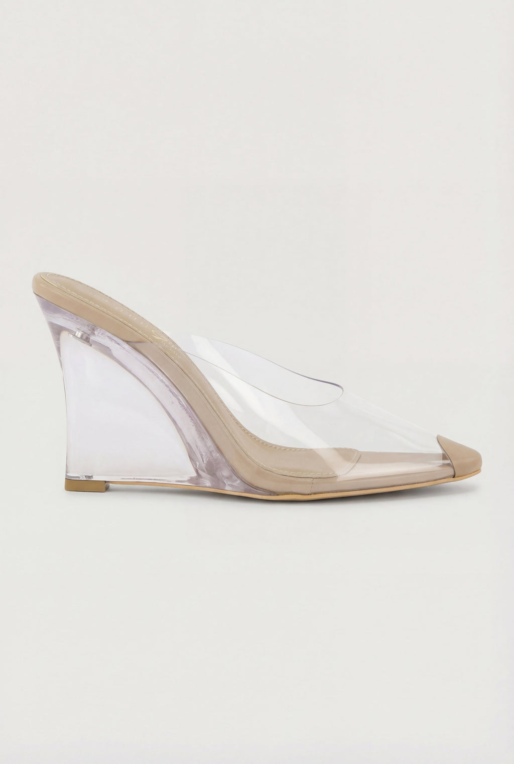 Peep Toe Clear Wedges