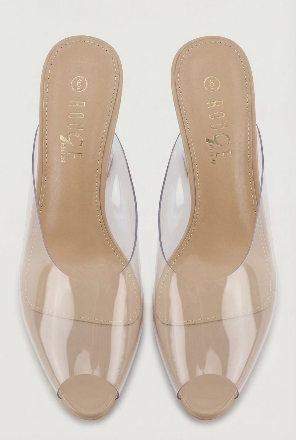 Peep Toe Clear Wedges