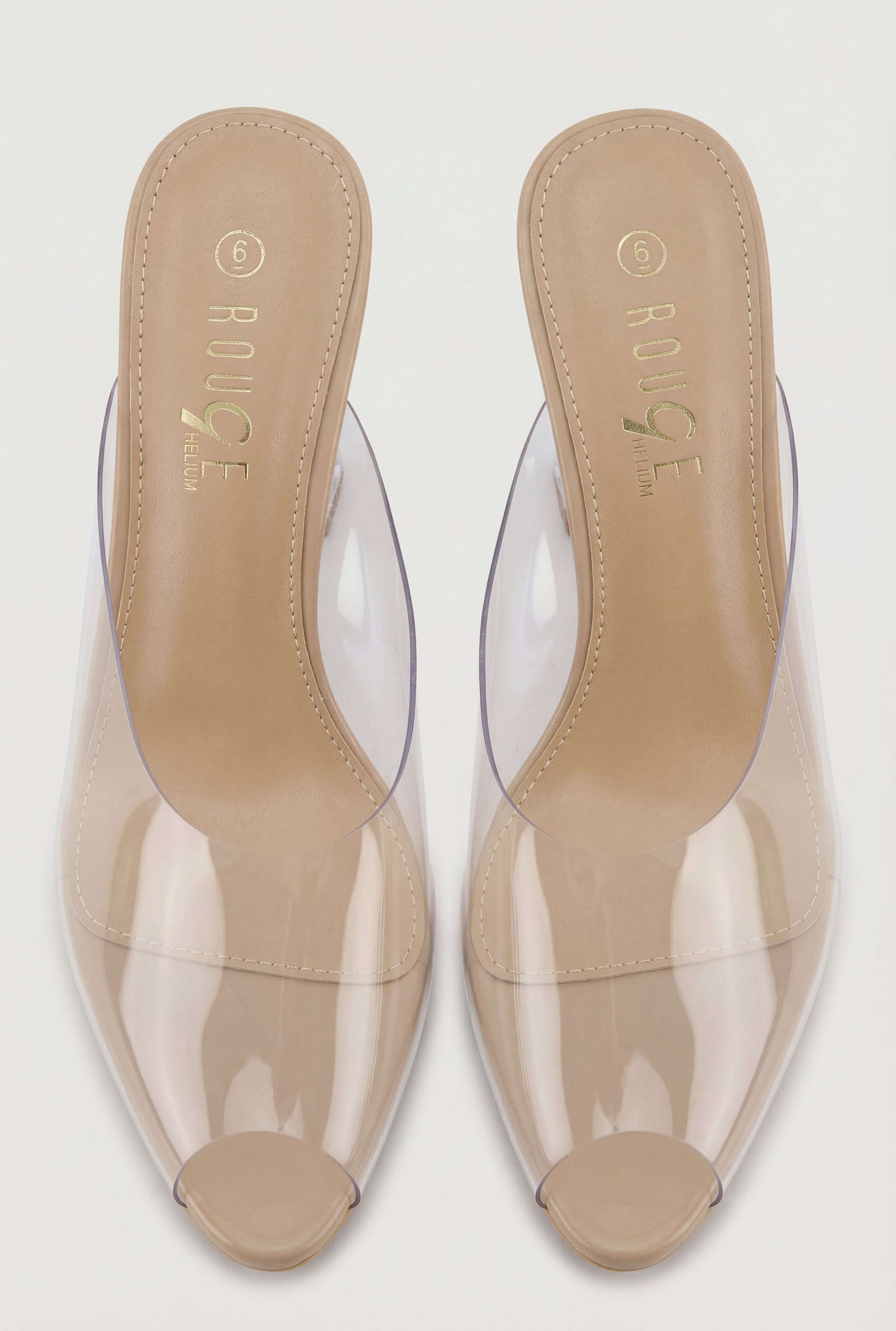 Peep Toe Clear Wedges