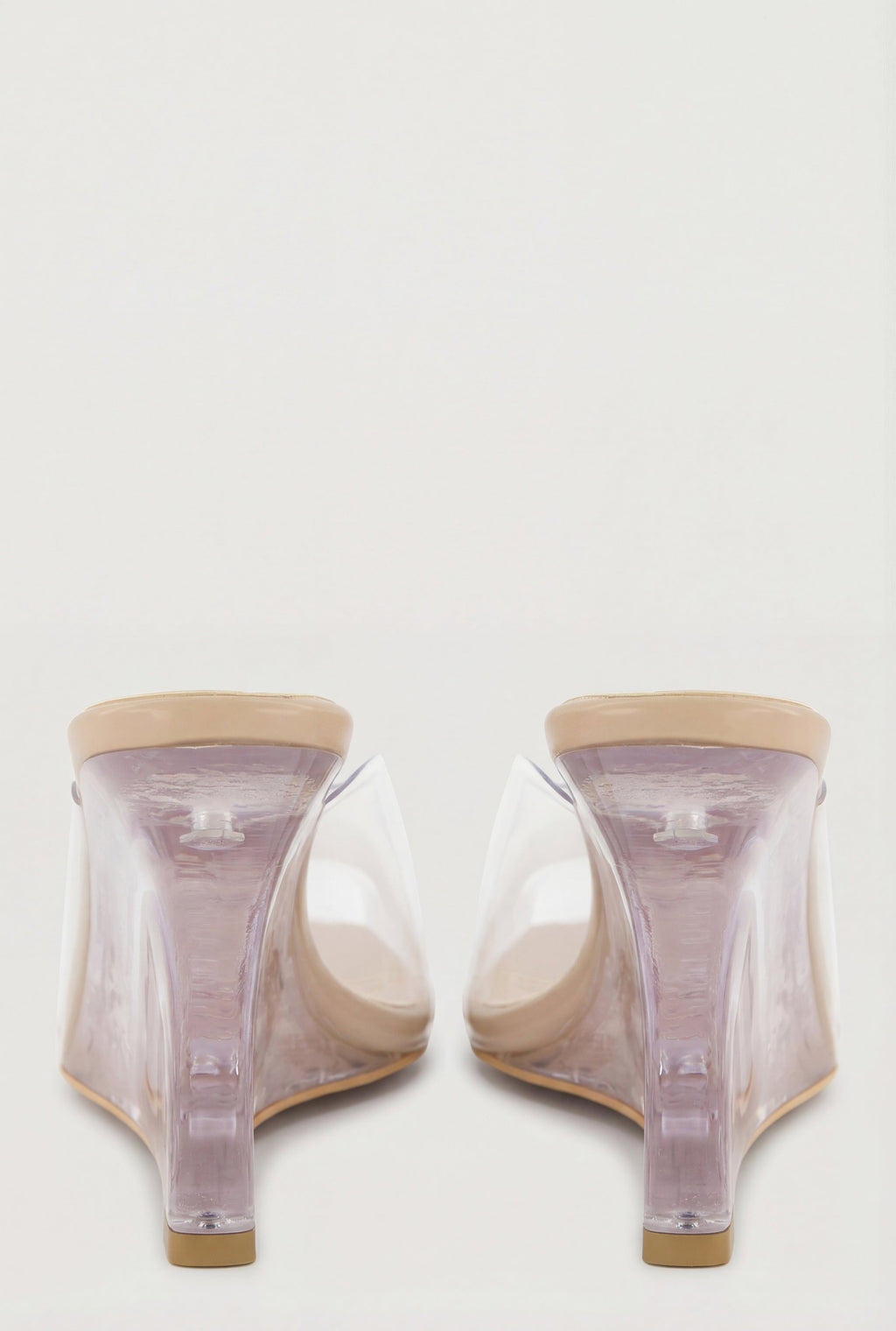 Peep Toe Clear Wedges