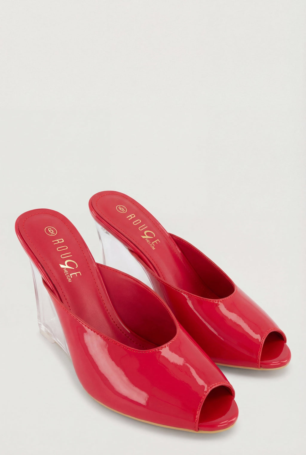 Peep Toe Clear Wedges