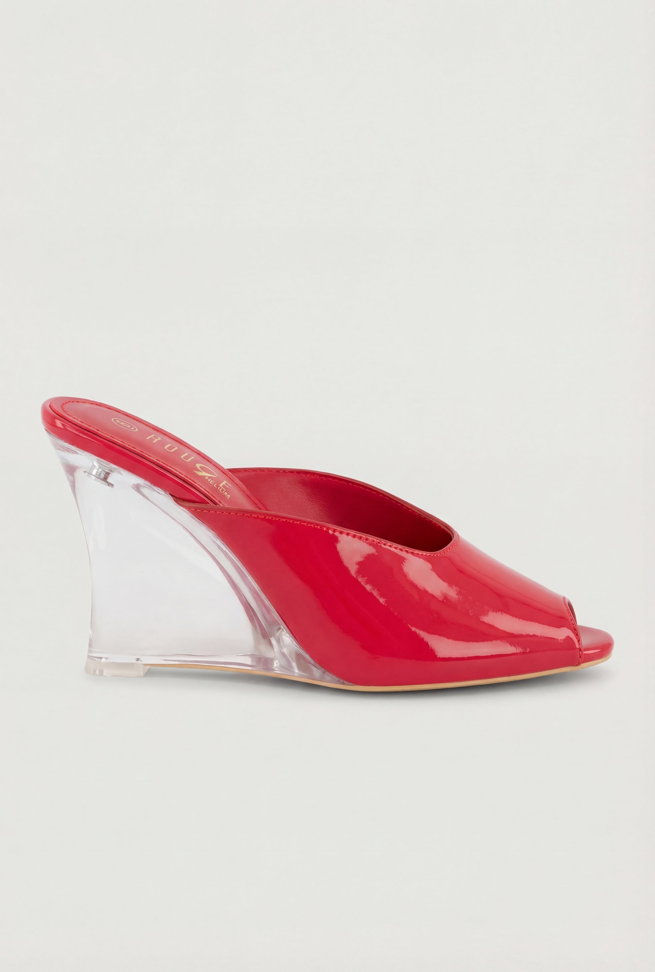 Peep Toe Clear Wedges