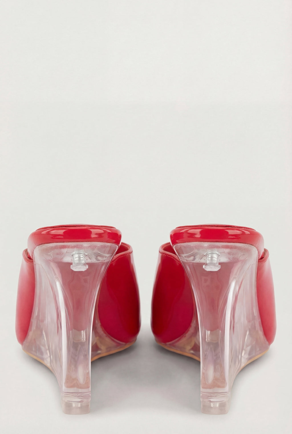 Peep Toe Clear Wedges