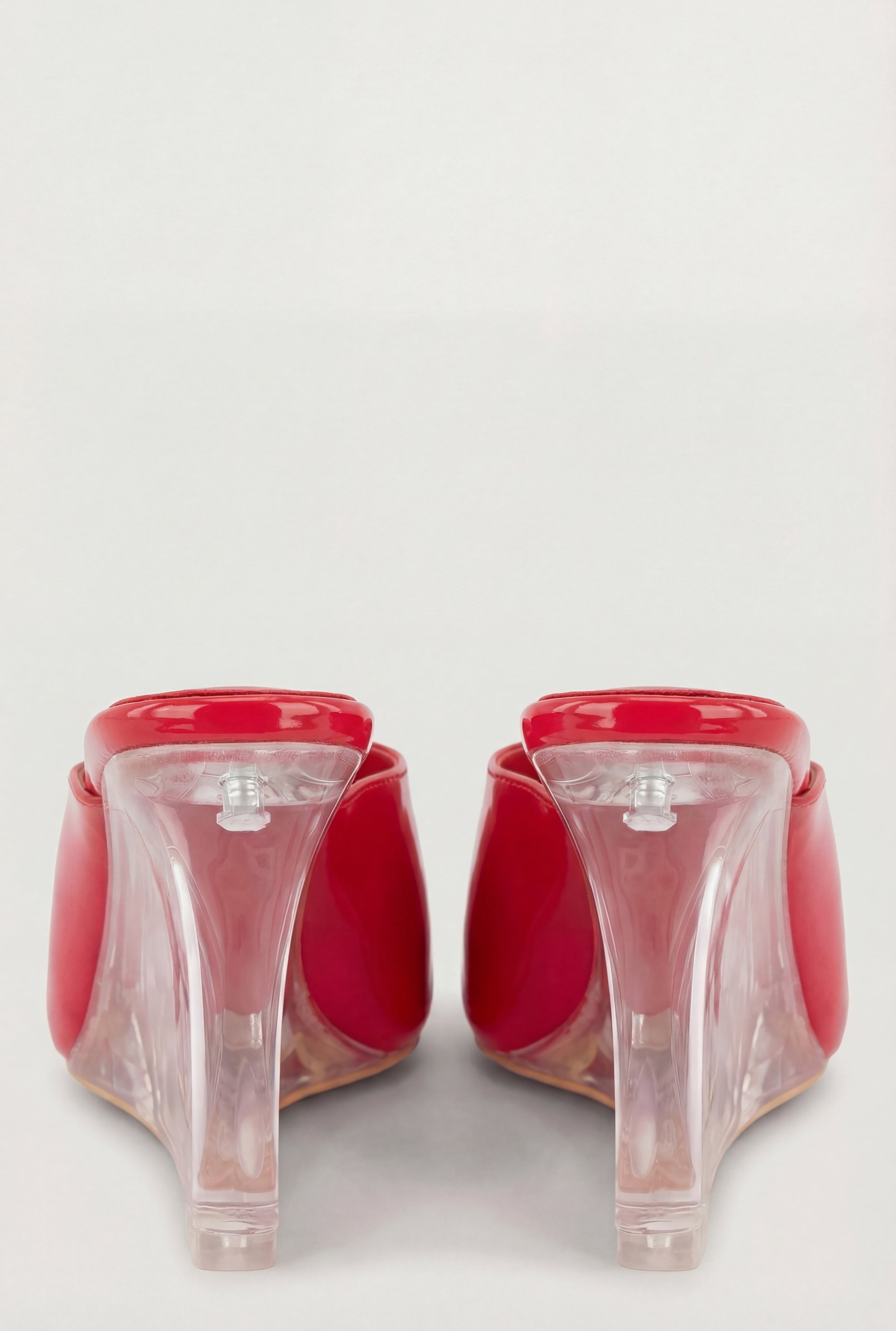 Peep Toe Clear Wedges