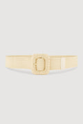 Square Buckle Stretch Waist Belt