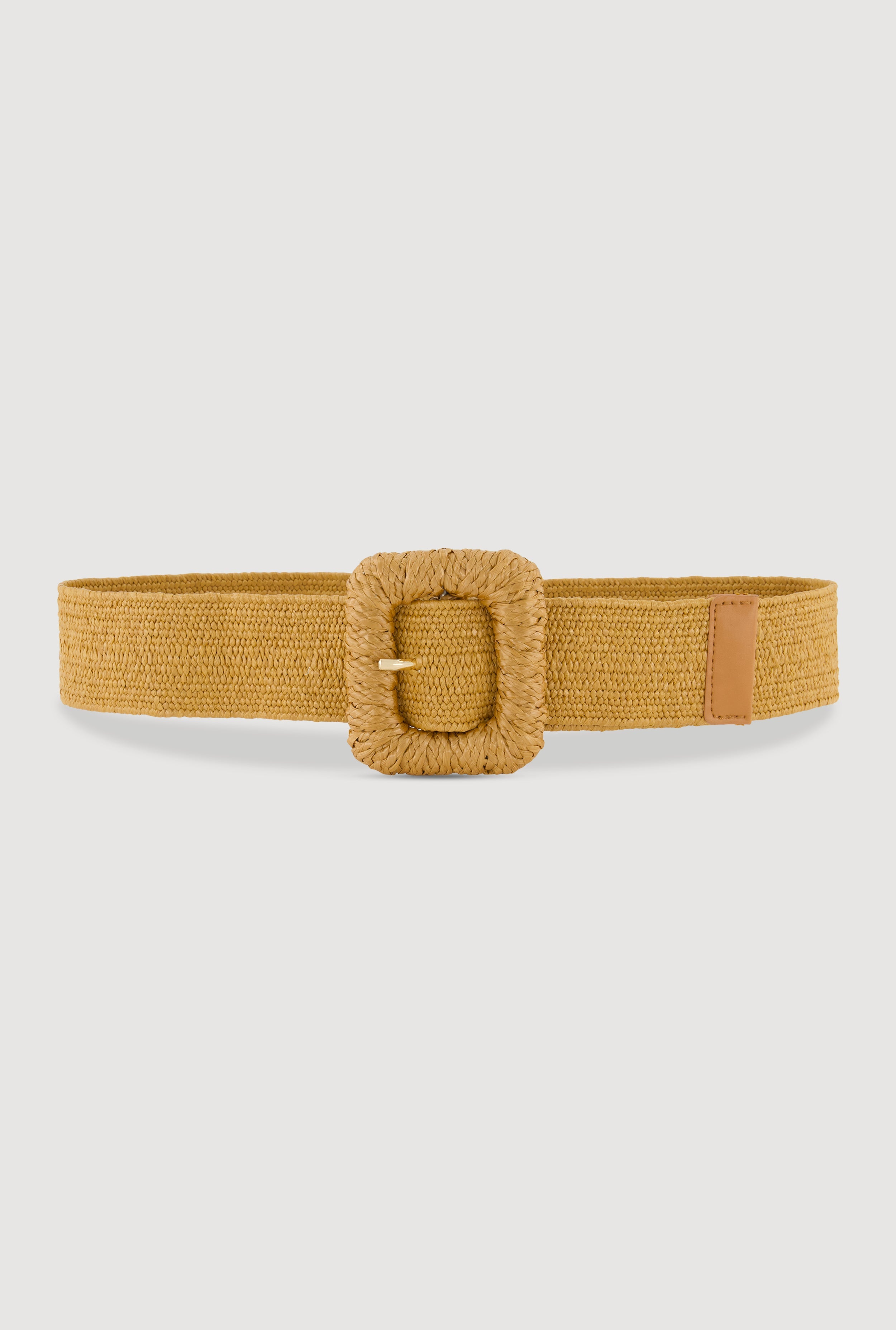 Square Buckle Stretch Waist Belt