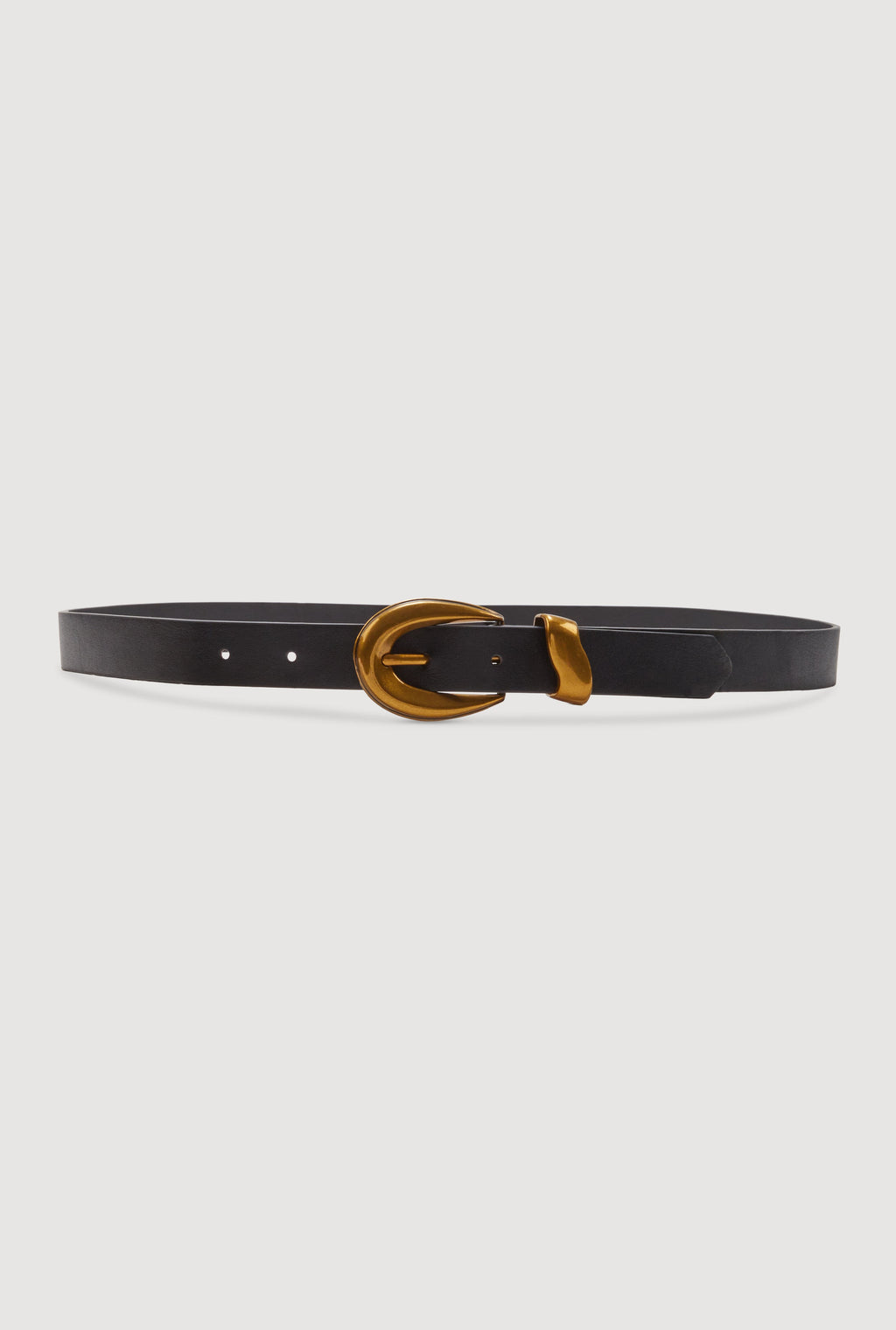 Stylish Metallic Buckle Faux Leather Belt