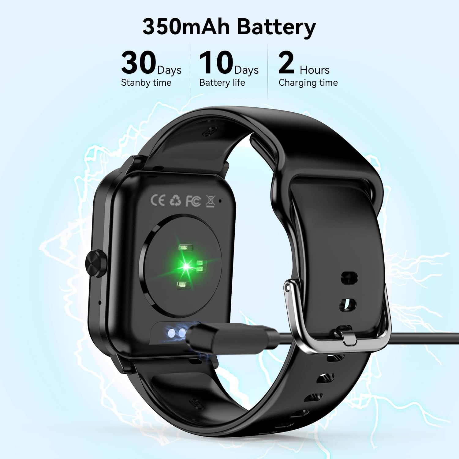Smart Watch, 1.85" Smartwatch for Men Women (Answer/Make Call)