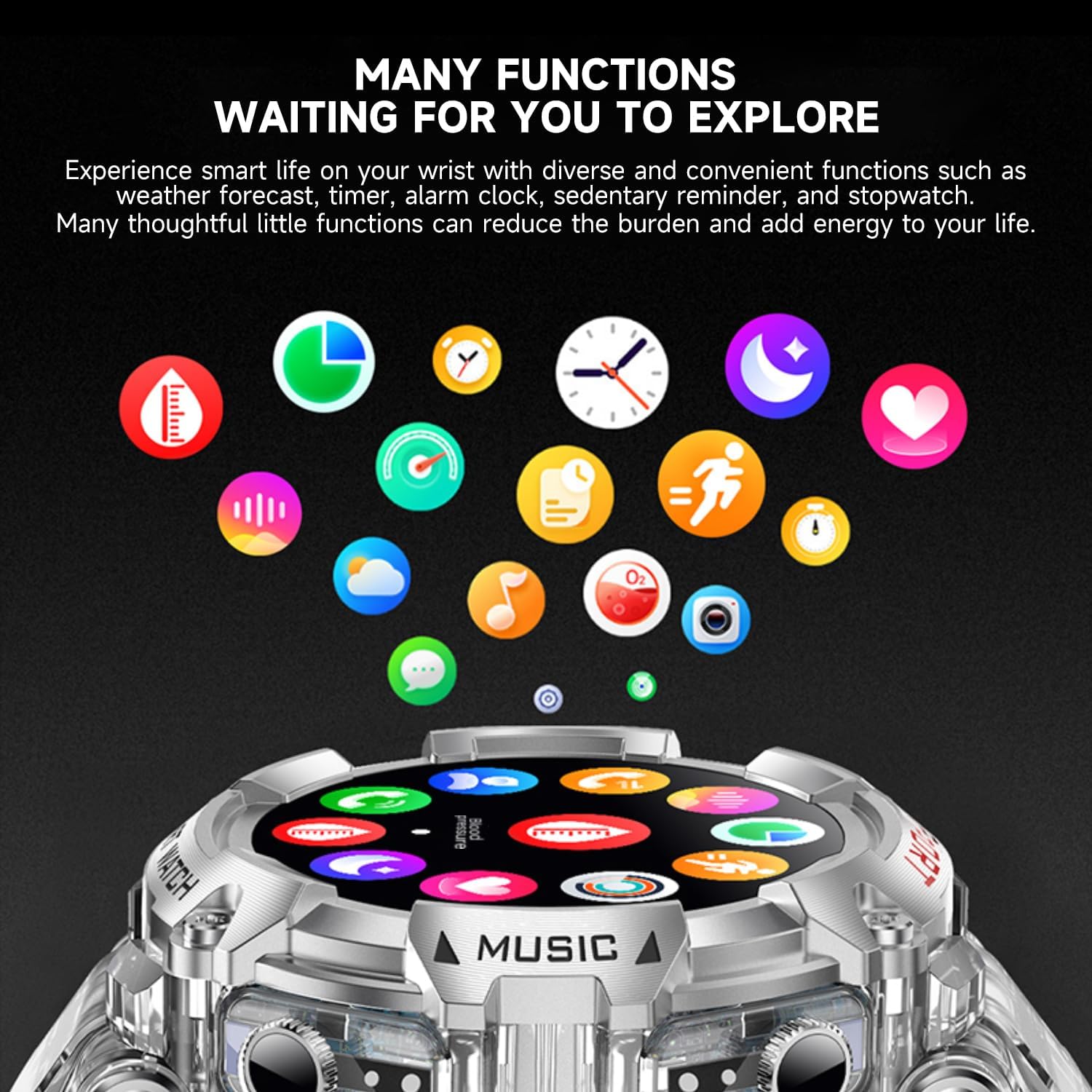 Smart Watch with Earbuds,1.52" HD Touch Screen Headset Sports Smartwatch with Earbuds for Man Women,Bluetooth Fitness Tracker Smartwatch,Answer, Dial Calls, Listen to Music