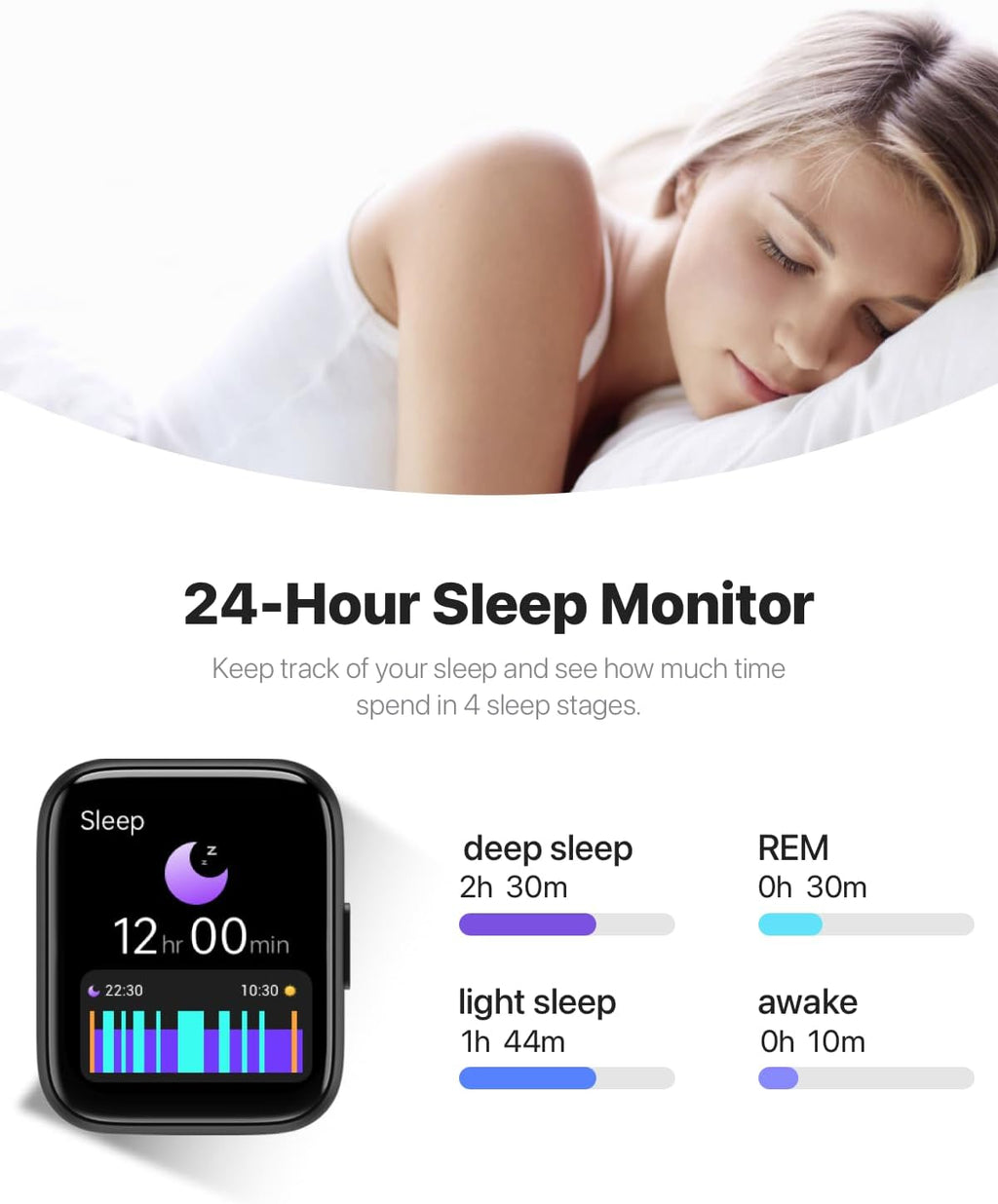 Smart Watch for Men Women - Answer/Make Calls/Quick Reply/AI Voice Assistant, 1.83" for Android iPhone Samsung Compatible IP68 Smartwatch Blood Oxygen Heart Rate Fitness Tracker (Black, 1.83")