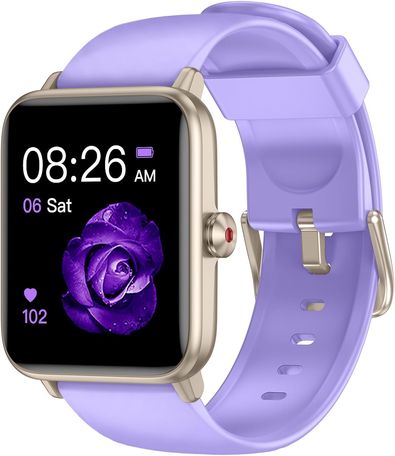 Smart Watch, Fitness Tracker with Touchscreen, Heart Rate Monitor, Blood Oxygen, Sleep Tracking Fitness Watch 5ATM Waterproof Smartwatch for Women Men Pedometer Step Calories for Android iOS