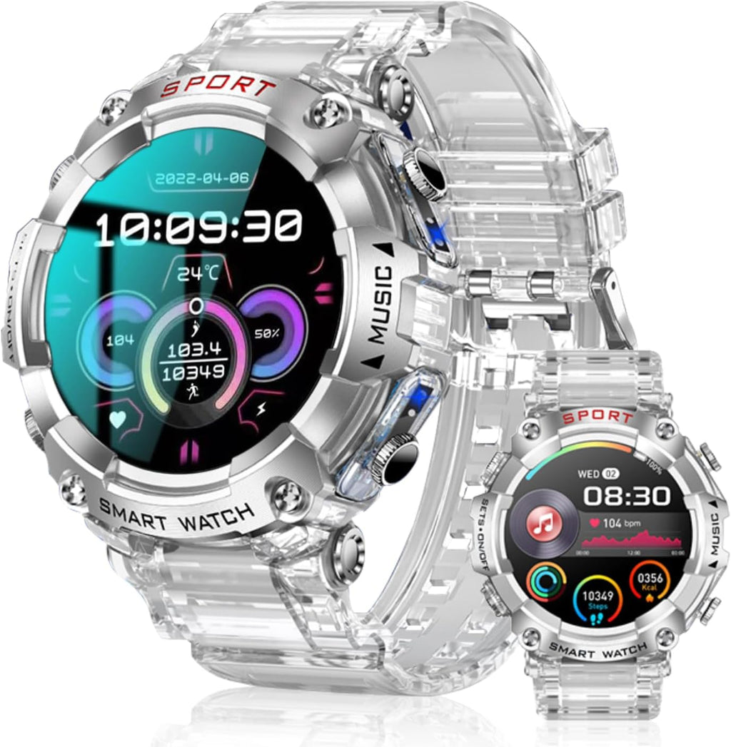 Smart Watch with Earbuds,1.52" HD Touch Screen Headset Sports Smartwatch with Earbuds for Man Women,Bluetooth Fitness Tracker Smartwatch,Answer, Dial Calls, Listen to Music